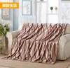 Produção direta da fábrica LOGO manta de coral fleece para cochilo no escritório manta para ar condicionado de casa manta de flanela