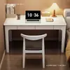 Escritorio de madera maciza para uso doméstico en apartamentos pequeños, escritorio de noche para escribir, mesa larga de estudio para estudiantes en el dormitorio, escritorio de computadora para adultos