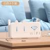 Decodificador de TV inalámbrico con wifi, enrutador, estante de almacenamiento, caja de almacenamiento sin perforaciones, caja de protección decorativa montada en la pared