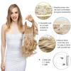 Vendas Diretas da Fábrica Extensões de Cabelo de Peça Única Peça de Cabelo Ondulada Grande Longa Cacheada Extensões de Cabelo para Aumentar o Volume do Cabelo Peruca para Mulheres Feita Sob Medida de Acordo com as Fotos