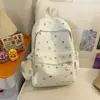 Mochilas de Aspecto Elegante para Estudiantes de Secundaria y Universidad, Mochilas Versátiles Casuales de Estilo Coreano Ins Dulce para Mujer con Gran Capacidad