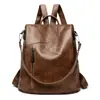 Mochila de Moda para Mujer 2024 Nueva Tendencia Callejera Pu Mochila de Gran Capacidad Casual para Estudiante Bolso Escolar Bolsa de Viaje