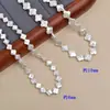 Collar de Cuentas Irregulares con Forma de Concha Estilo Barroco Imitación, Cuentas Sueltas, Rombo, Cruz, Trébol de Cuatro Hojas, Accesorios de Joyería Semi-Terminados para DIY