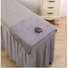 Salão de beleza cama-fazendo buraco toalha massagem cavando toalha grande apoio bordado laser logo80 * 90cm toalha de banho macia