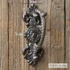 Manija de Puerta Vintage de Hierro Fundido Estilo Europeo para Patio Exterior Jardín Puerta de Madera Puerta de Gabinete Manija Decorativa de Arte de Hierro Pestillo