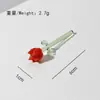 Artesanato Requintado Tulipa Vidro Flor Pura Feito à Mão Arranjo de Flores Artificiais Flor Preservada Arte Criativa Ornamento de Mesa