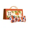Almohada con Forma de Caqui, Almohada Triangular, Protección Cervical para Dormir, Regalo de Vacaciones, Almohada Cervical de Artemisa, Caja de Regalo