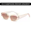 Nuevas Gafas de Sol Moda Ojo de Gato 2022 Transfronterizas Tendencia Personalizadas Gafas de Sol con Clavos de Arroz Celebridad de Internet Gafas de Sol para Mujer