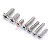 Tornillo de Cabeza Plana Phillips de Acero Inoxidable 304 Yb819 Tornillo de Máquina de Cabeza Avellanada Rosca Métrica M1.6M2M2.5M3.5-M12