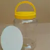 Botella de Miel Botella de Plástico Transparente Paquete de 0.5 kg Botellas Cuadradas de 1.0 kg Espesadas con Tapa 3 Libras 2.5 kg Frasco Sellado de Grado Alimenticio