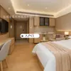 Mobiliario de Hotel de Resort Diseño Completo Cama de Hotel Muebles para Toda la Casa Personalización Renovación de Habitación Doble de Hotel