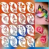 Plantilla de Pintura Facial para Niños de Amazon Maquillaje de Escenario Cosplay Pintura Facial Esquina del Ojo Plantilla de Plantilla DIY
