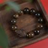Shen Guibao Pulsera Qinan Tesoro Sumergido Cuentas de Buda Patrón Tigre Étnico Pulsera para Hombre y Mujer Joyería Coleccionables Wen Play