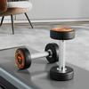Haltere de Aço Puro Fitness Masculino Casa Ginásio Feminino 30kg Uma Peça Sólida Combinação de terno de halteres