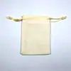 .Bolsa de Terciopelo Negra Multitamaño, Bolsa Pequeña de Tela Bolsa de Empaque, Bolsa con Cordón para Joyería Bolsa de Almacenamiento