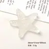 Accesorios de Resina DIY de Dibujos Animados, Piezas Decorativas, Estrella de Mar, Pegamento de Crema, Pinzas para el Cabello, Fundas para Teléfono, Hebillas para Zapatos, Llaveros, Colgantes