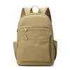 Mochila para Mujer 2025 Nueva Color Sólido Ligera Bolsa para Estudiante de Secundaria Mochila para Estudiante Universitario Viaje Gran Capacidad Moderna