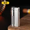 Mechero de Queroseno Estilo Antiguo de Metal Austriaco a Prueba de Viento Creativo para Hombre Rueda de Pedernal Nostálgica Mechero de Queroseno