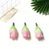 Flores Artificiales Simuladas de 5 cm, Capullos de Flores Pequeños, Cabezas de Flores, Accesorios de Flor para Pasador de Pelo, Boutonnières para Cajas de Dulces, Decoraciones de Boda Hechas a Mano