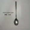 Cuchara de Acero Inoxidable con Textura Martillada, Cuchara Estilo Coreano, Cuchara Estilo Occidental de Restaurante, Cuchara de Mango Largo, Cuchara de Postre, Cuchara de Mesa para el Hogar, Cuchara para Sopa