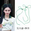 Diadema Larga de Cinta Verde Estilo Angelababy Yang Ying para el Cabello