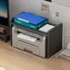 Estante de armazenamento para impressora, organizador de mesa, estante de armazenamento de arquivos para desktop doméstico, pequeno armário de copiadora de mesa