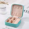 Caja de Almacenamiento de Joyería Portátil, Amigable para Viajes, Compacta, de Gama Alta, Exquisita, de Gran Capacidad, Caja de Joyería Antioxidación para Pendientes, Anillos y Collares