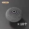 Cepillo para Ollas de Acero Inoxidable con Mango Largo, Cepillo de Limpieza para Uso Doméstico, Bola Grande de Lana de Acero con Mango, Cepillo Descontaminante para Ollas