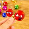 Bola Eletrogalvanizada de Natal Mais Vendida Bola Brilhante Colorida 3-8cm Pingente de Decoração de Árvore de Natal Bola de Plástico Bola Decorativa 6 Cores