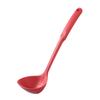 Colher de sopa grande de silicone para cozinha, colher de mingau, colher para hot pot, resistente a altas temperaturas, antiaderente, venda direta na fábrica