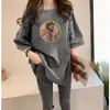 Camiseta de Mujer con Hombros Normales, Nuevo Diseño Verano 2025, Estampado de Nicho, Algodón Puro, Manga Corta, Talla Grande, Top Chic Estilo Hong Kong