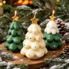 Vela Aromática de Natal Atmosfera de Inverno Decoração de Interior Enfeite Vela para Árvore de Natal Presente Atacado