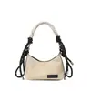 2026 Verão Novo Estiloso Individual Fashionável Nicho Chique Casual Textura Simples Ombro Único Transversal Portátil Bolsa Feminina
