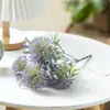 Venta al por mayor transfronteriza de Bolas de Milán Grandes de Plástico Artificial de 5 Cabezas, Flores Artificiales, Flores de Plástico, Plantas Artificiales para Decoración del Hogar, Flores Artificiales