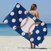 Toalla de playa de microfibra tamaño grande, toalla de viaje sin arena, secado rápido y absorbente, adecuada para piscinas