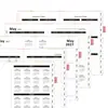 Caderno de Planejamento Transfronteiriço de 27 Anos, Planejador Semanal em Inglês em Estoque, Caderno A5 de Alta Qualidade, Livro de Agenda Passo a Passo Personalizável