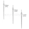Aguja Guía Externa Dentada de Acero Inoxidable Varilla con Rosca Interna Transfronteriza Varilla Guía Auxiliar para Piercing de Acero Inoxidable Piercing Corporal Humano