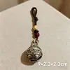 Latão Gourmet Bell Vintage Unisex Bolsa Jóias Pingente Acessórios Pequeno Bronze Carro Chaveiro Pingente
