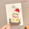 Broche de Papá Noel Europeo y Americano Atmósfera Lindo Pin Personalidad Festiva para Mujer Insignia Creativa Hebilla de Pin de Dibujos Animados Decoración