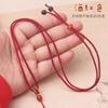Cordón colgante de 2 mm, cuerda de collar fuerte y cómoda, joyería de cuerda para el cuello de jade, cuerda valiente dorada al por mayor para hombres y mujeres