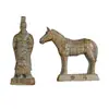 Ímã de Geladeira de Resina Guerreiros de Terracota Retrô, Cavalo de Guerra Guerreiro Qin Carruagem de Bronze Ímã 3D, Lembrança de Turismo Cultural Histórico de Xi'An