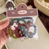 Diadema de Dibujos Animados para Niños Otoño e Invierno Nuevo Paquete de 5 Cuerdas para el Cabello de Niñas Bola de Alta Elasticidad Cabeza Accesorios para el Cabello Lindos Empaquetados Cuero