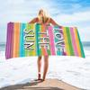 Toalla de playa de terciopelo de un lado para comercio exterior, toalla de playa de microfibra, toalla de verano con múltiples patrones, toalla de baño, playa de verano