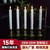 Comercio Exterior Velas de Navidad y Halloween Vela para Ventana Paquete de Seis Velas para Ventana Fiesta Luces LED para Velas