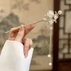 Nuevo Pasador de Aleación con Borla Estilo Chino para Mujer, Pasador de Gama Alta de Nicho, Pasador Versátil de Estilo Antiguo para Accesorios de Peinado Cheongsam y Hanfu