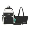 Nuevas Mochilas Escolares Sencillas para Estudiantes de Secundaria, Mochilas de Tutoría de Aspecto Elegante, Mochilas Escolares Coreanas de Moda de Gran Capacidad