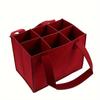 Bolsas de Regalo de Vino Tinto para Año Nuevo y Festival de Medio Otoño, Bolsas Tote de Tejido No Tejido para Múltiples Botellas de Vino, Bolsas de Fieltro para Vino, Cajas de Regalo