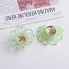 Zhen Tu Estilo Lujo Ligero Colorido Exquisito Flor Hueca Súper Hada Cuentas de Vid Tejidas a Mano Accesorios para el Cabello y Pendientes Joyería DIY