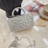 Nuevo bolso de mano vintage transfronterizo para fiestas de bar, bodas y banquetes de cumpleaños, bolso de mano con pedrería, bolso de mano cruzado para la noche