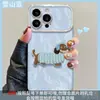 Parche de Perrito Relleno Adecuado para Funda de Teléfono Móvil Apple 17Promax Iphone15 Galvanizado 16 Lindo 14 Nuevo Modelo para Mujer